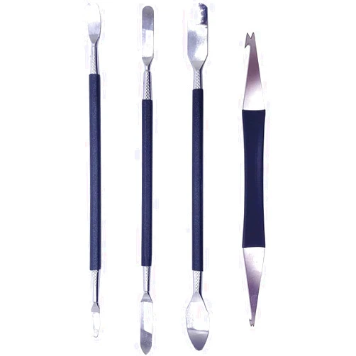 TUOREN Woodwind Instrument Repair Tools Double Head Spring Hook Leather Pads Leveling Adjustment Kit for Sax Clarinet Oboe Flute Piccolo 4pcs