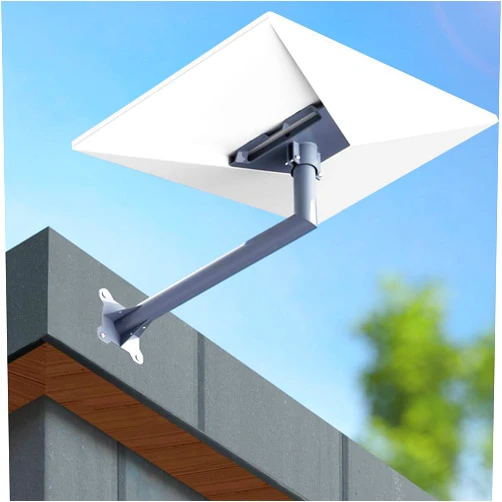 CISSIYOG Long Wall Mount for Starlink Gen 3 , 13inch Long Roof Mount Compatible with Starlink V3 Standard Dish, Adjustable Mounting Kits for Starlink Internet Kit Satellite, Include Gen 3 Pipe Adapter