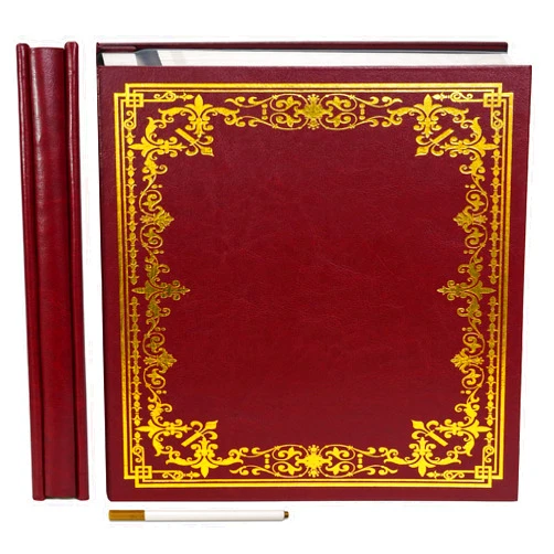 Vienrose Large Self-Adhesive Album Artificial Leather Cover Scrapbook Album 10.63