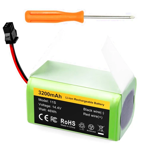 FirstPower 3200mAh Battery Compatible with Eufy Battery Replacement - Eufy 11s Battery, 30, 30C, 15C, 15T, 12, 35C, 15C MAX - Ecovacs Deebot N79S, 500, N79, DN622 - Tesvor X500 Robot Vacuum Cleaners