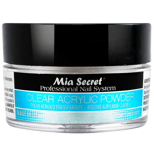 Mia Secret Professional Acrylic Nail System Clear Acrylic Powder (1/2 oz)