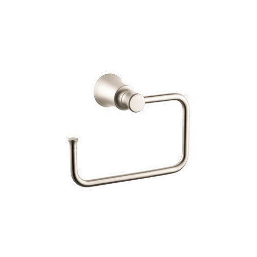 hansgrohe Towel Ring 8-inch Transitional Towel Holder in Brushed Nickel, 04786820