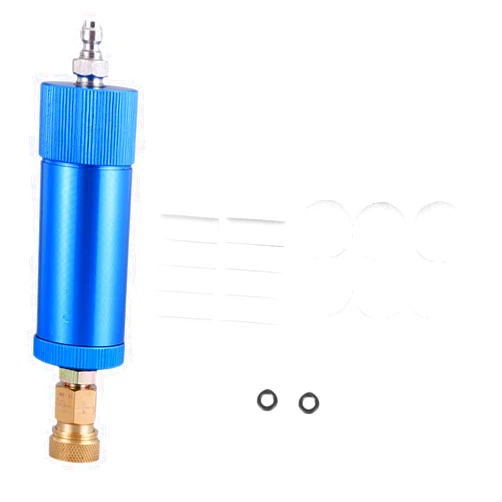 Veemoon Compressor Water Oil Filtration Water Separator for Compressor Line 30mpa High Pressure Compressor Water Separator Oil Water Oil Separator Aluminium Alloy Double Layer