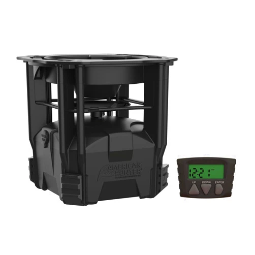 AMERICAN HUNTER WF Econ Feeder, Black, one Size