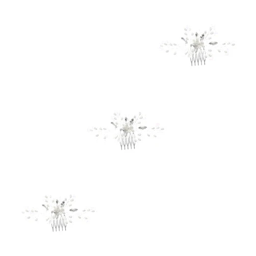 FOMIYES 3pcs Bridal Pearl Comb Girls Barrettes for Hair Bride Hair Clip Rhinestone Headpiece Girls Hairpin Rhinestone Hair Comb Hair Clips Accessories Women's Abs European and American