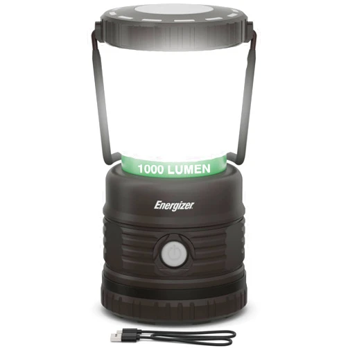 ENERGIZER LED Camping Lantern X1000, Bright and Rugged Tent Light, Water Resistant Lantern for Camping, Hiking, Fishing, Emergency (USB Cable Included)