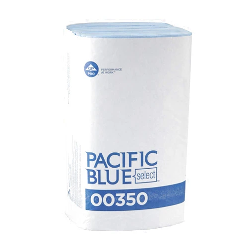 Georgia-Pacific Pacific Blue Select S-Fold 2-Ply Windshield Paper Towels by GP PRO (Georgia-Pacific), Blue, 00350, 250 Towels per Pack, 9 Packs Per Case (2250 Total), 9.50
