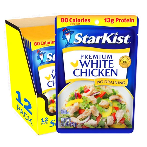 StarKist Premium White Chicken - 2.6 oz Pouch (Pack of 12)