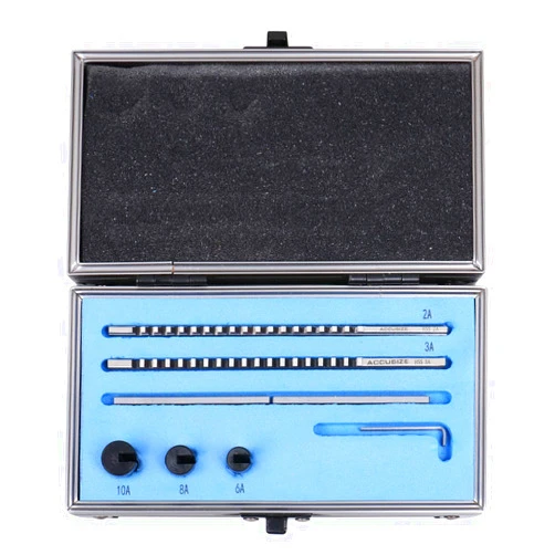 Accusize Industrial Tools No 60 Metric H.S.S. Keyway Broach Sets in Fitted Box, 5100-0060