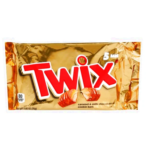 Twix, Caramel And Milk Chocolate Cookie Bars, 2.65 Ounce