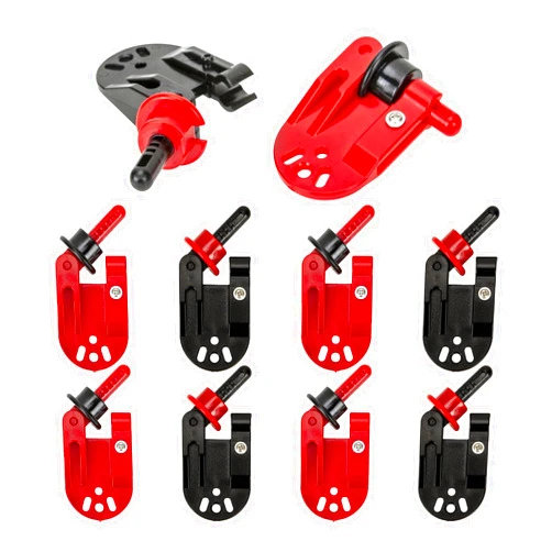 SWTHM 10Pcs Planer Board Release Clips, Tension Snap Release Clips Fishing in-line Side Clip for Offshore Tackles Downrigger Trolling Fishing Release Clips