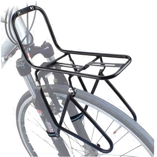 INLETTER Bicycle Front Rack, Luggage Touring Carrier Racks 15KG Capacity Mountain Road Bike Pannier Rack Cycling Equipment Stand Footstock for Cargo Luggage Picnic Carrier Rack