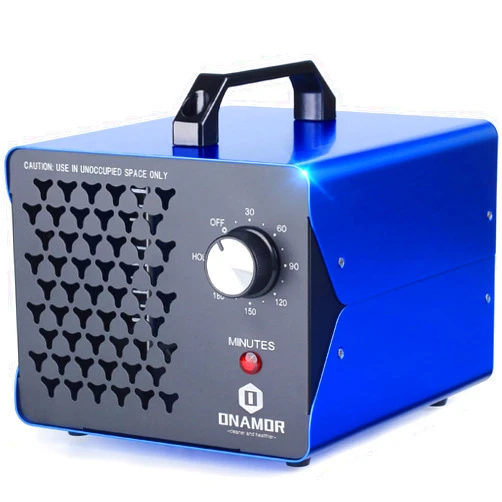 ONAMOR Ozone Generator 40,000mg/h - Ozone Machine for Home, Smoke, Car, and Pet Room. (Suitable for Area of 7,000 Square Feet) - Blue