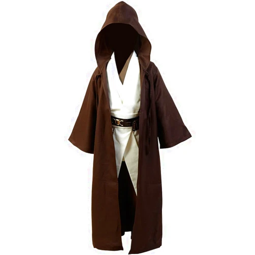 Cosplaysky Kids Cosplay Outfit Costume Cloak Robe Tunic Hooded Uniform Black and Brown Halloween