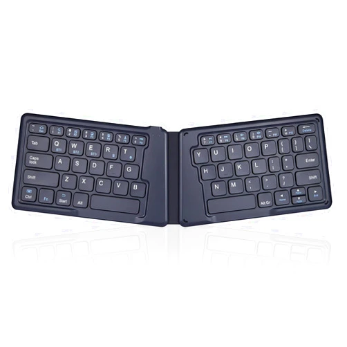 Perixx PERIBOARD-805E US, Wireless Foldable Ergonomic Bluetooth Keyboard, Ultra-Thin X Type Keys, Compatible with iOS, Android, or Windows Smartphone, Tablet, or Laptops, US English