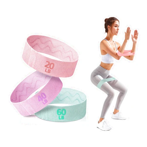 Ajmori Versatile Resistance Bands for Exercise - 3 Adjustable Booty Bands for Legs, Butt, Yoga & Fitness Training