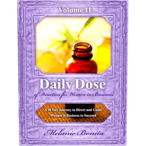 By Melanie Bonita (Author), Shaunta Harris (Author), Shelia Turner (Author), Anita McDaniel (Author), Lenita Akles (Author), Melody A. Green (Author), Crissie Ann Leonard (Author), Kymika Okechukwu (Author), Tavetta Patterson (Author), Deshawn Jackson (Author) & 6 more Format: Kindle Edition Daily Dose of Direction for Women In Business Volume II: A 90 Day Journey to Direct and Guide Women in Business to Succeed (Daily Dose Series)