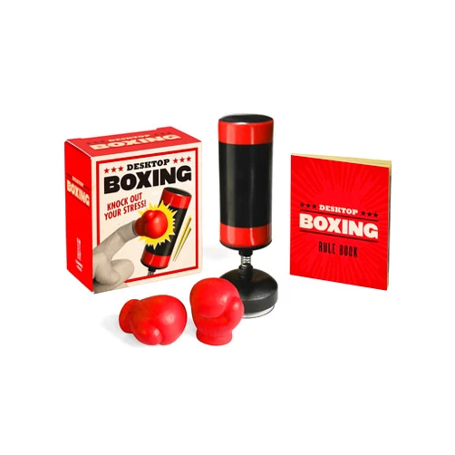 By Running Press (Author) Desktop Boxing: Knock Out Your Stress! (RP Minis)