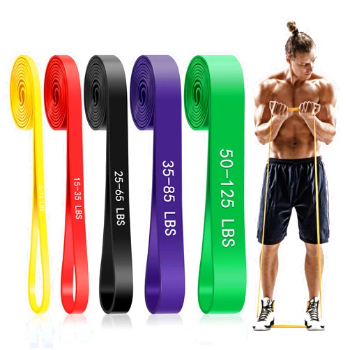 Jamestry Pull Up Assistance Bands, 5-Level Resistance Bands for Working Out, Pull Up Bands for Men & Women, Exercise Bands for Full-Body Training, Fitness, Physical Therapy, Stretch Workout Bands at Home, Gym
