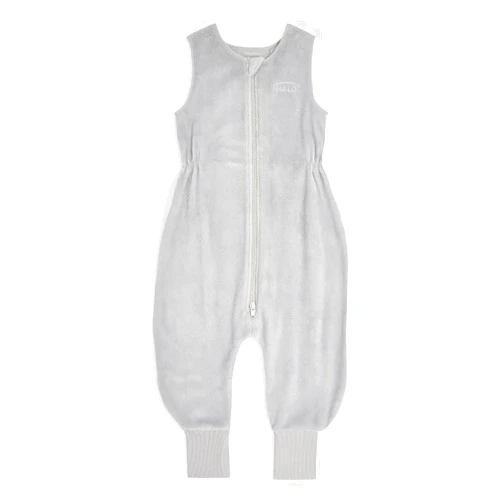 HALO Sleepsack Toddler Sleeping Bag, Luxe Fleece Wearable Blanket, TOG 2.0, Grey, 12-24M