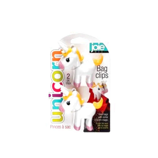 MSC International Joie Unicorn Bag Clips, Set of 2, One Size, White
