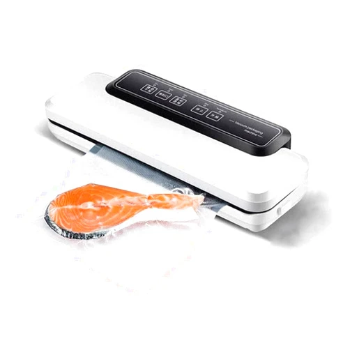 QERMXYRI Vacuum Sealer Machine, Full Automatic Food Sealer, Air Sealing System for Food Saver w/Built-in Cutter Starter Kit, Dry, Moist Food Preservation Modes, Lab Tested