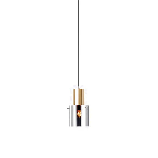 JHBHQKX Led Lights Nordic Glass Bedroom Bedside Suspension Light Simple Restaurant Bar Counter Cloakroom Chandelier Aisle Entrance Balcony Living Room Single Head Pendent Lamp