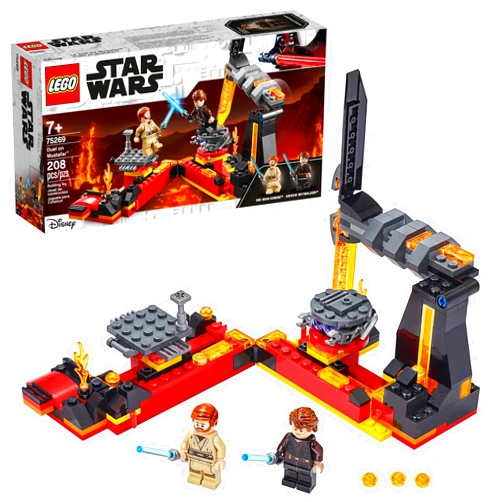 LEGO Star Wars: Revenge of the Sith Duel on Mustafar 75269 Anakin Skywalker vs. Obi-Wan Kenobi Building Kit, New 2020 (208 Pieces)