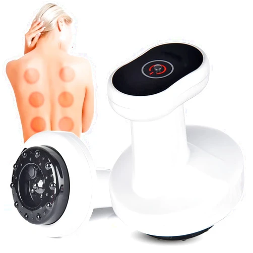 BTAISYDE Electric Scraping Cupping Therapy Set, Cupping Set,Powerful Cupping Machine Massager with GuaSha,Rechargeable Cupping Massage Tool for Back Body