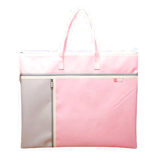 Shulaner Art Portfolio Bag with Zipper and Handle Large Capacity Oxford Bag Artwork Storage Container A3 Size