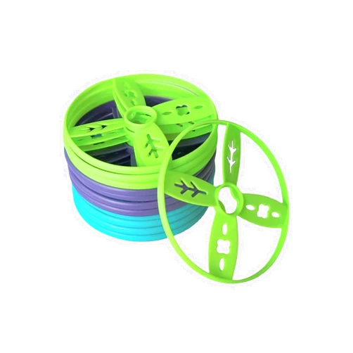 Ivtivfu Flying Disc Launcher Toy Supplements (12PCS), Outdoor Toys for Ages 3 4 5 6 7 8 Boys and Girls, Suitable for Handheld and Stomp Disc Launchers, Outside Kids Games for Beach Yard and Park