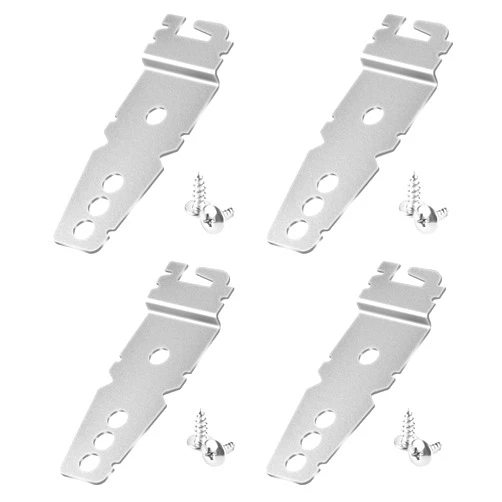 Gosknor 4pcs Dishwasher Mounting Brackets with Screws, Under Counter Mounting Clips 8269145 Universal Dishwasher Clips Dishwasher Replacement Part for GE Ken-More Samsung