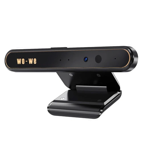 Wowe Wo-We Windows Hello Face Recognition Webcam, Light-Fast Unlock for Windows 10/11, Anti-Hacking & Anti-Spoofing, 720P Webcam with Dual Microphones Used for Zoom, YouTube,Teams