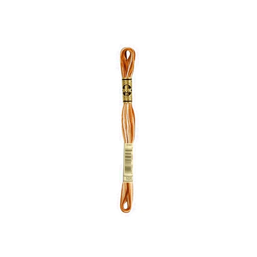 Dmc 6-Strand Embroidery Cotton 8.7yd-Variegated Brown