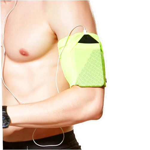 Ailzos Cell Phone Armband for iPhone X/8/7/6/Plus, Samsung Galaxy S9/S8/S7/S6/Note 4/5 Edge,HTC Pixel& LG, Sports Running Armband for Phones Fitness and Gym Workouts or Hiking Biking Walking,(Green,M)