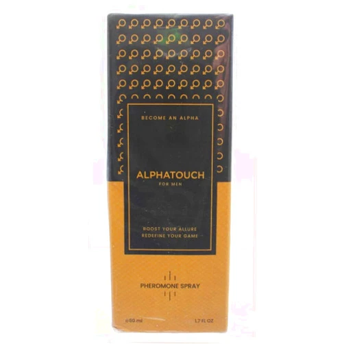 AttractionOil.com Alphatouch Pheromone Spray for Men, Fresh Minty Scent, 1.7 Fl Oz, with Lime, Bergamot, and Sandalwood Notes