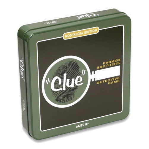 WS Game Company Clue Nostalgia Edition Board Game in Collectible Tin