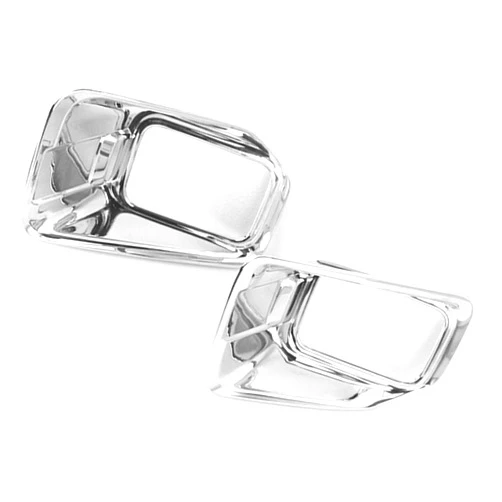 Erushautoparts Chrome Fog Light Cover Bezels Compatible with Ford F-150