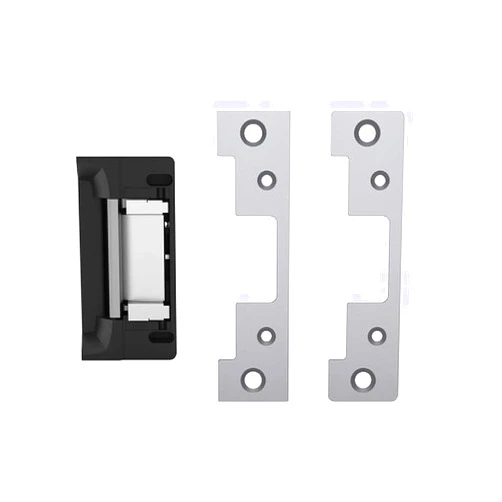 HES Hardware - Assa Abloy HES 5200C-12/24D-630 Universal Door Electric Strike with Faceplate, Satin Stainless Steel, Static Strength 1500 lbs., Dynamic Strength 70 ft-lbs., Dual-Voltage 12 or 24 VDC/VAC