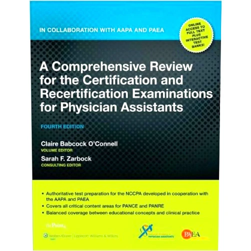 C.B. O'Connell S.F Zarbock C.B. O'Connell's S.F Zarbock's A Comprehensive Rview for the Certification and Recertification 4th (Fourth) edition(A Comprehensive Review for the Certification and Recertification Examinations for Physician Assistants[Paperback])(2010)