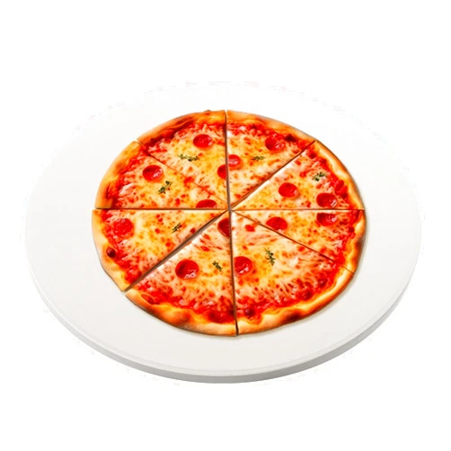 BTCDR 15'' Round Pizza Stone Baking Stone Cordierite Bread Stone for Oven Grill, Thermal Shock Resistant, Ideal for Baking Different Sizes of Pizzas or Bread