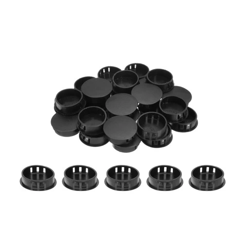 uxcell 50pcs Nylon Plastic Hole Plugs, 1-2/5