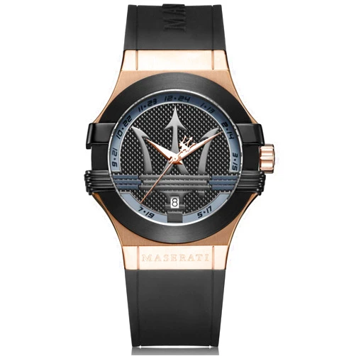 Maserati Men's R8851108002 Potenza Analog Display Analog Quartz Black Watch