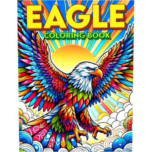 Leland Francis Art Eagle coloring book: Soar with the Majestic Eagles through,Great for Fans of Wildlife and Majestic Bird.colouring For Adult
