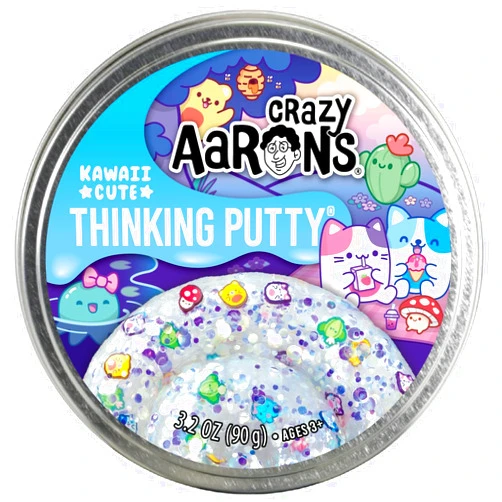 Crazy Aaron's Thinking Putty® - Kawaii Cute - See-Through Sensory Putty for Kids and Grown ups in a 4
