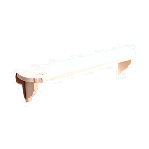 Melody Jane Dolls Houses Melody Jane Dollhouse Unfinished Bare Wood Shelf Miniature Shelves Wall Accessory 1:12