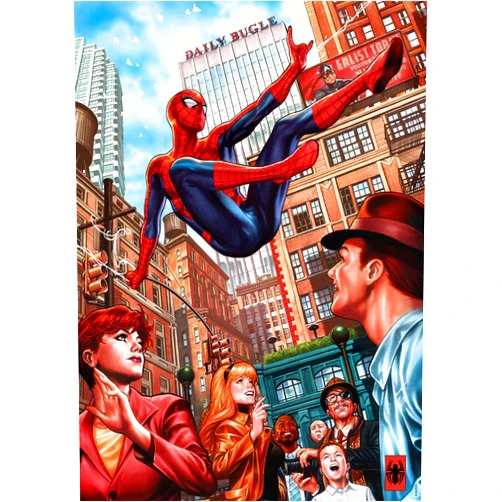 Buffalo Games - Marvel - The Amazing Spider-Man #24 Variant - 500 Piece Jigsaw Puzzle for Adults Challenging Puzzle Perfect for Game Nights - Finished Puzzle Size is 21.25 x 15.00