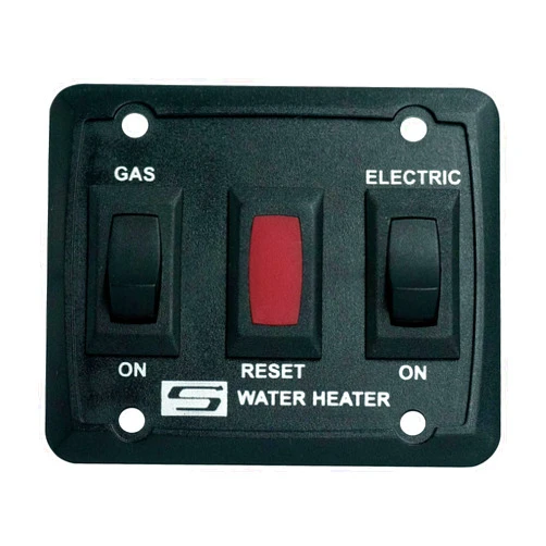 Suburban 233111 DEL Water Heater ON/OFF Wall Switch, Black RV Interior Wall Mount On/Off Switch for control and operation of Suburban 