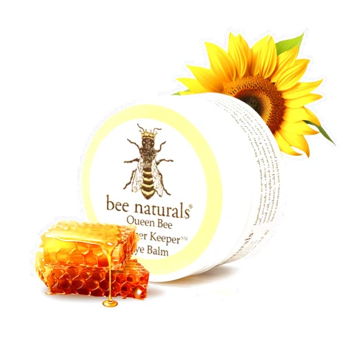 Bee Naturals Queen's Best Eye Balm Peeper Keeper - Natural Eyelid Cream with Vitamin E & 10 Oils - Reduces Crow's Feet, Wrinkles & Fine Lines - Moisturizing Skincare