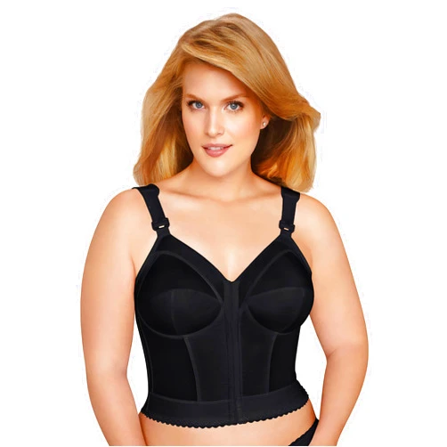 Exquisite Form 5107530 FULLY Slimming Wireless Back & Posture Support Longline Bra with Front Closure